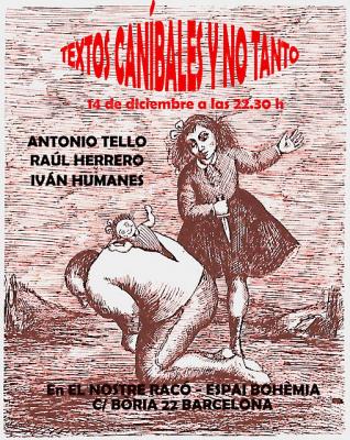Presentación del libro "Los caníbales" de Iván Humanes en Barcelona